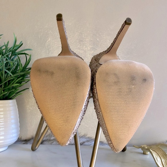 Diba Rose Gold / Blush Sparkly Heels, 7.5 - Picture 6 of 8